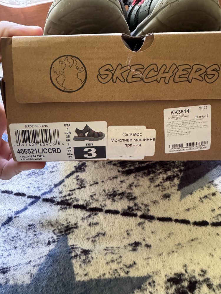 Босоніжки Skechers 22 см