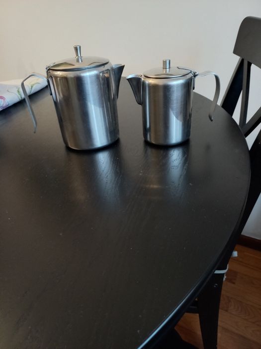 Cafeteiras de café  e  leite