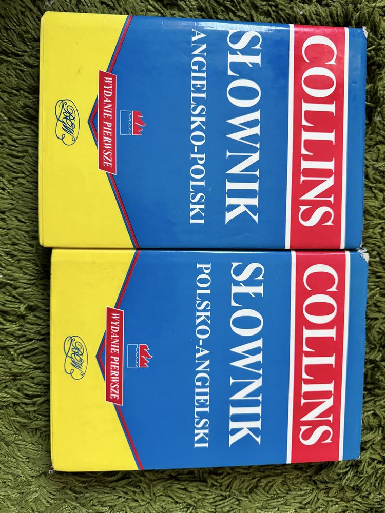 Slowniki angielskiego Longman i Collins i inne