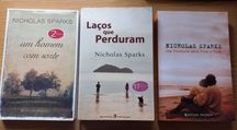 3 Livros de Nicholas  Sparks