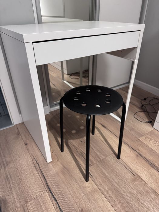 Biurko MICKE ikea, Szafka MALM ikea