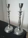 Candelabros de estanho 34 cm