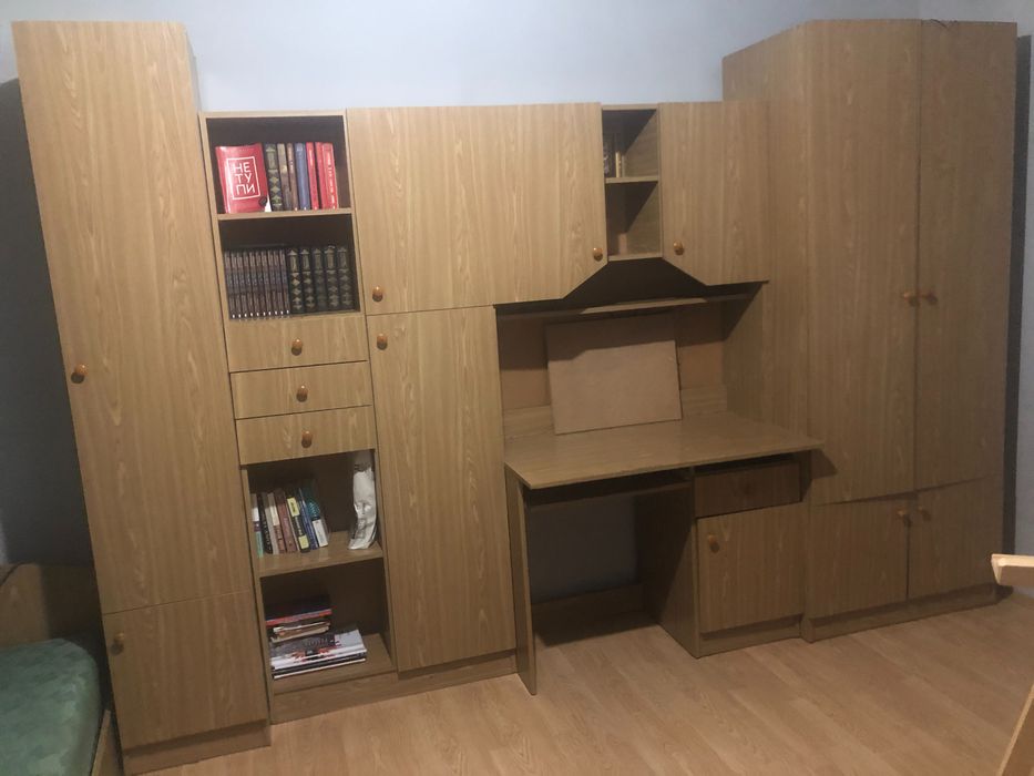 Терміново! Стенка взрослая детская Меблі бу спальня кабінет