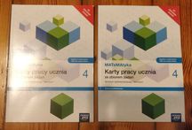 MATeMAtyka 4, karty pracy ucznia _ nowe, czyste_ 1 szt.