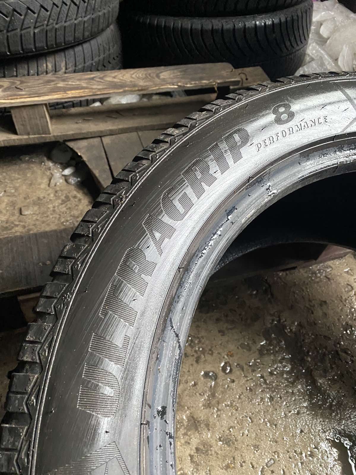 285.45.20 GoodYear 2шт зима БУ склад шины резина из Европы 45 R20