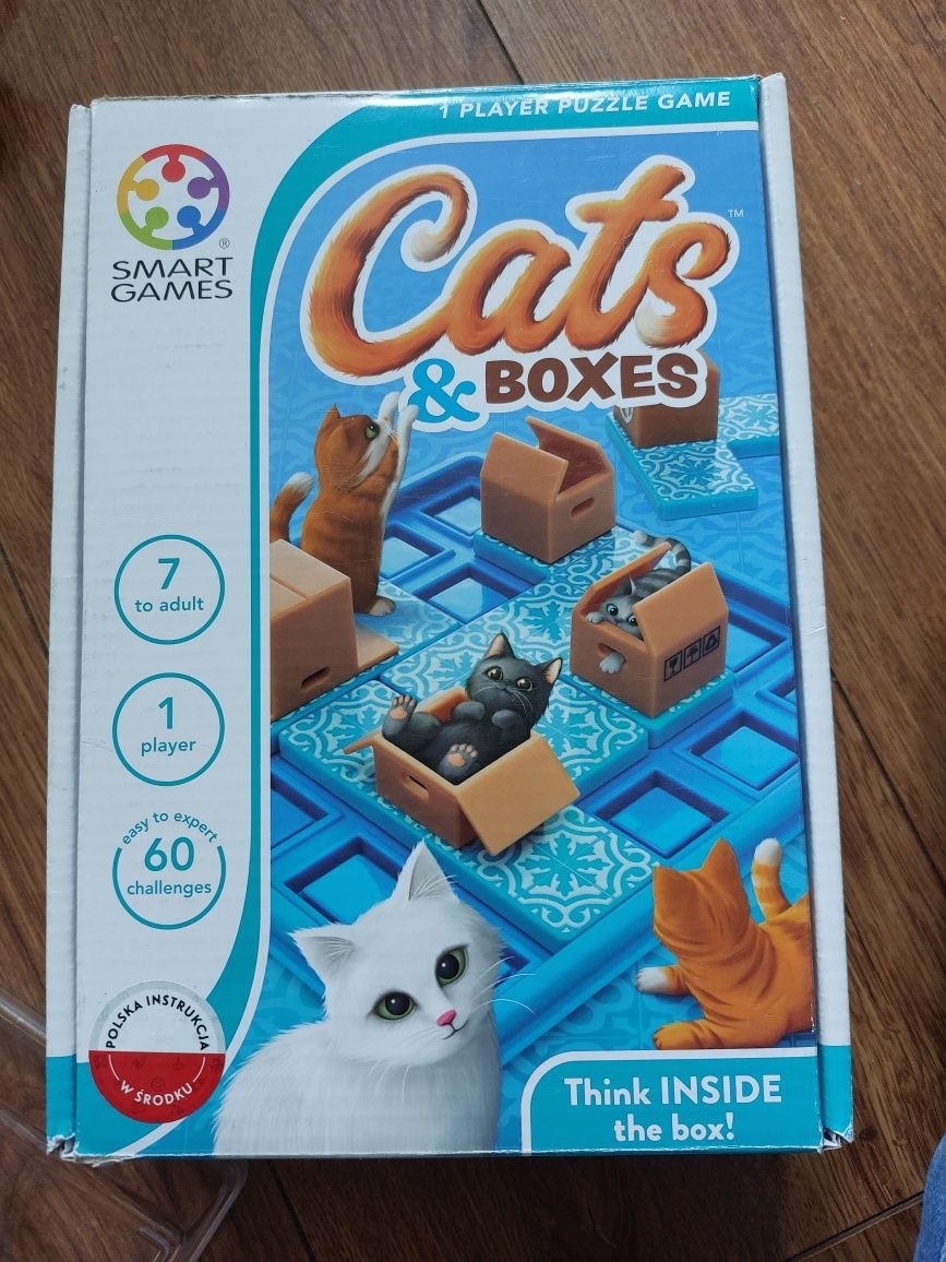 Gra logiczna smart games cats & boxes