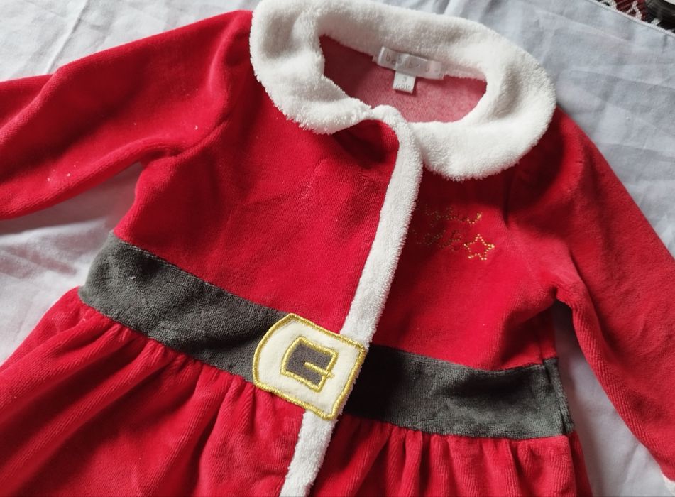 Vestido de natal de bebê 3 meses