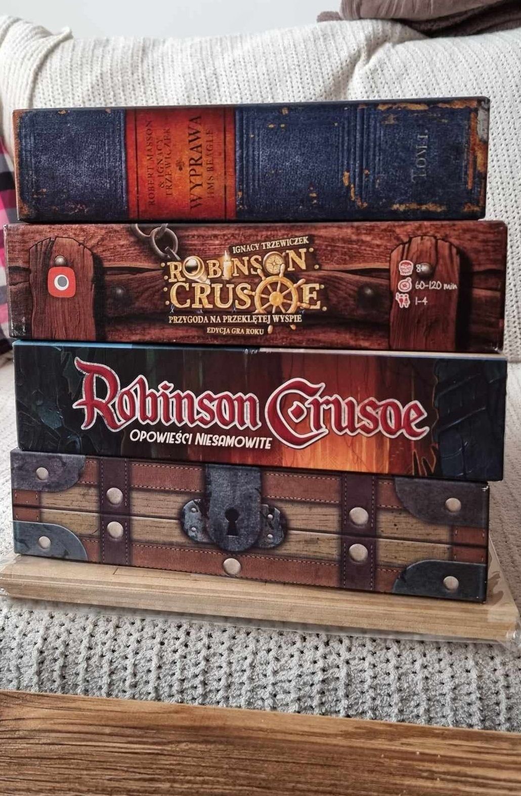 Gra planszowa Robinson Crusoe + wszystkie dodatki