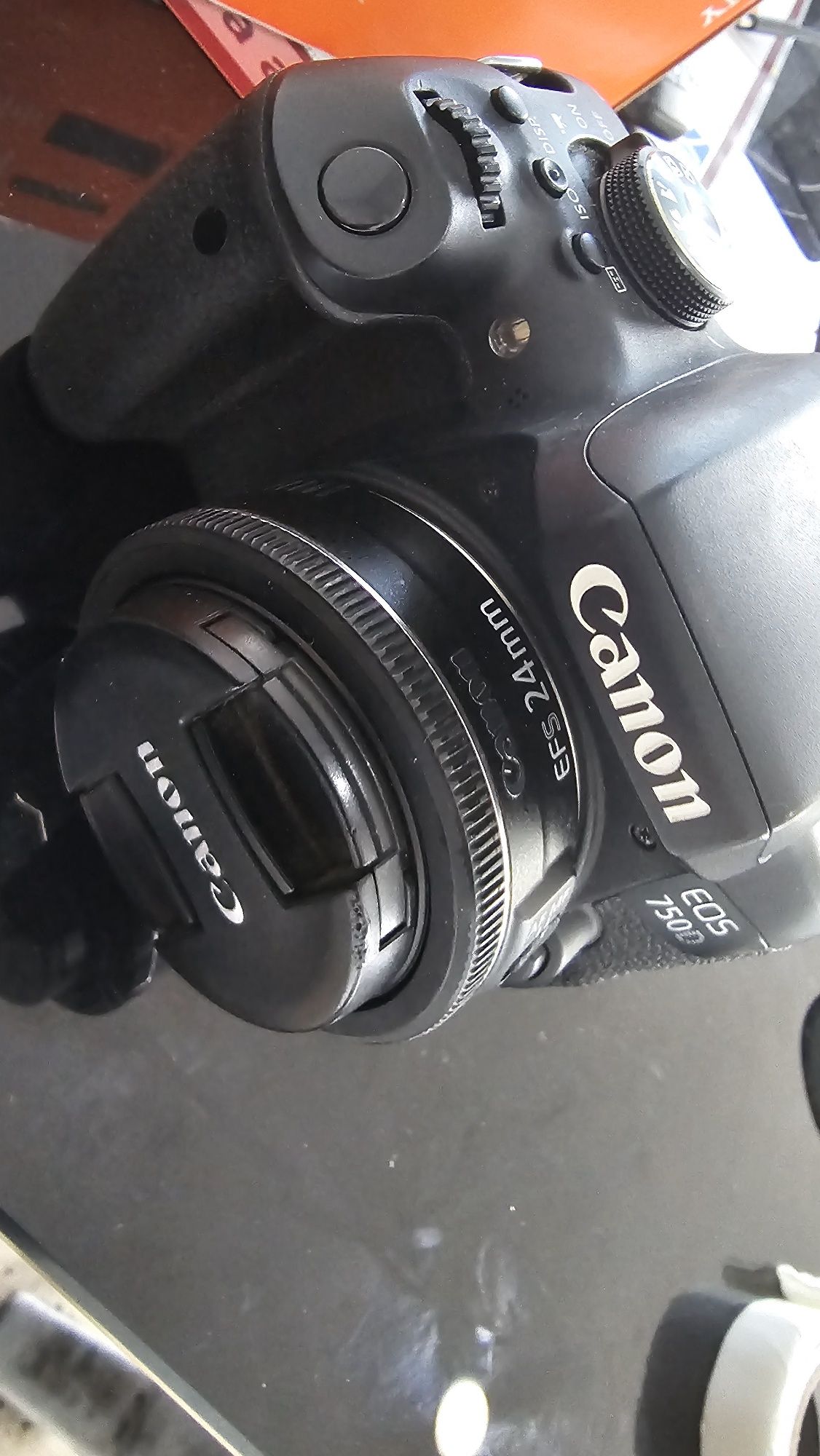 Canon 750d 24mm 3 baterias