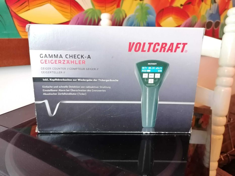 Medidor de Radiação Profissional Voltcraft
