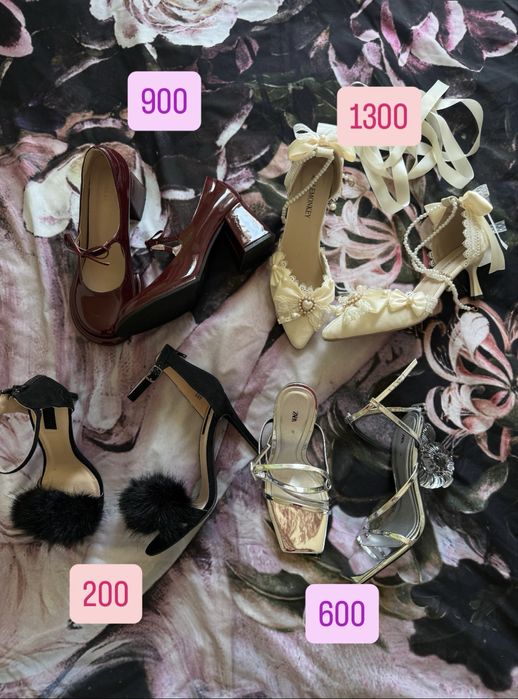 Туфли босоножки на каблуке y2k zara new rock demonia mm6 dollskill