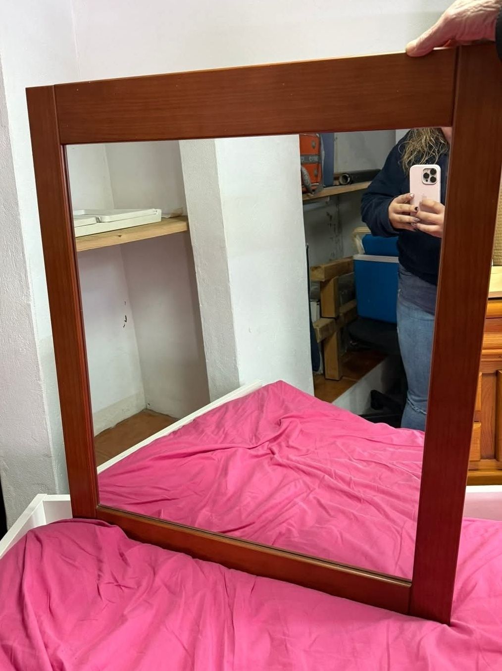 Cama casal 190x160 cómoda e mesinhas