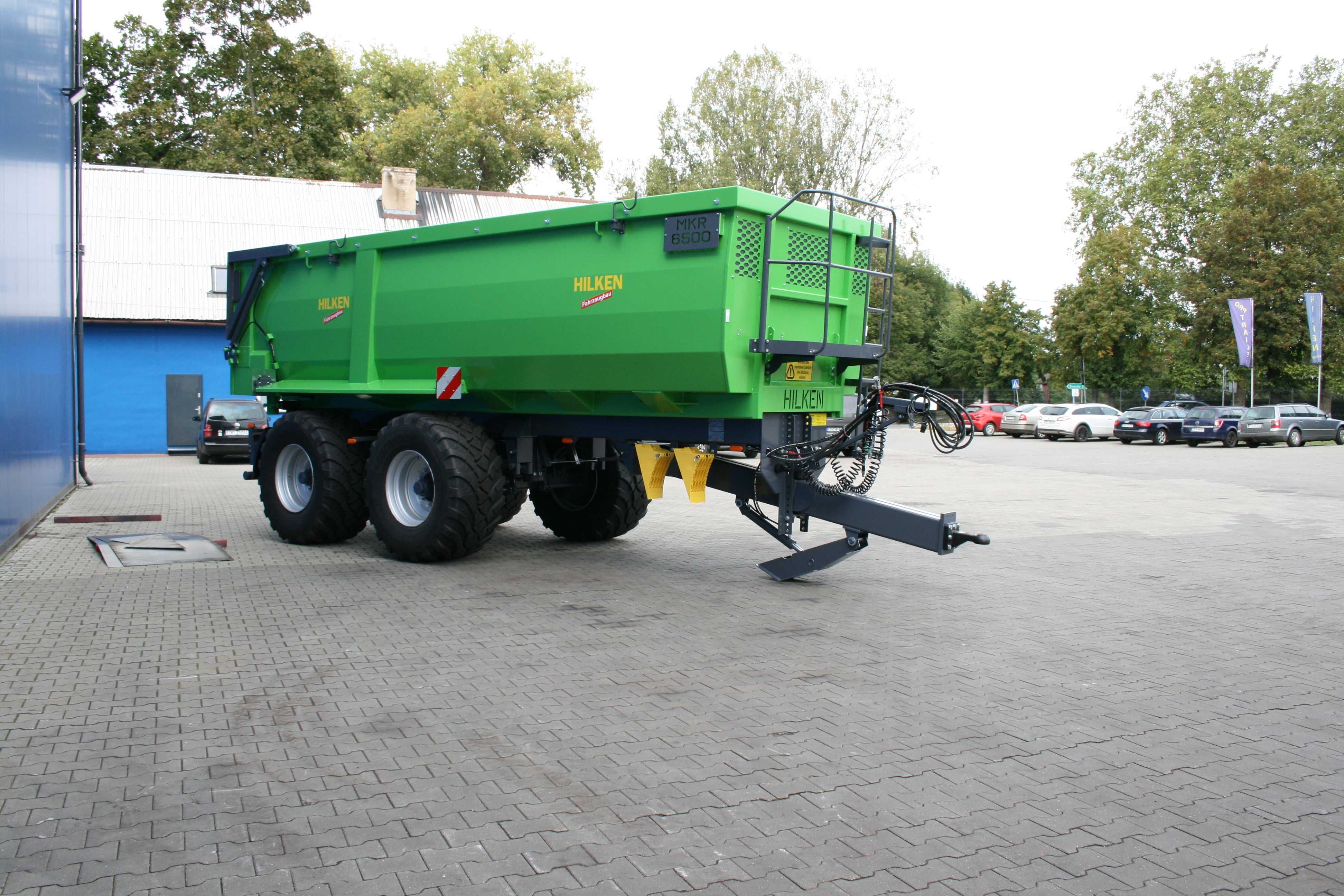 Przyczepa skorupowa MKR6500 od HILKEN Fahrzeugbau,koła 560/60R22,5