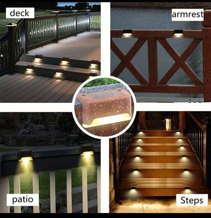 Luz para escadaria ou deck exterior