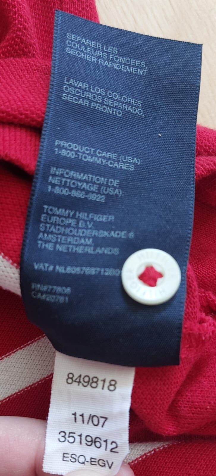 Męska koszulka polo Tommy Hilfiger rozm. XL