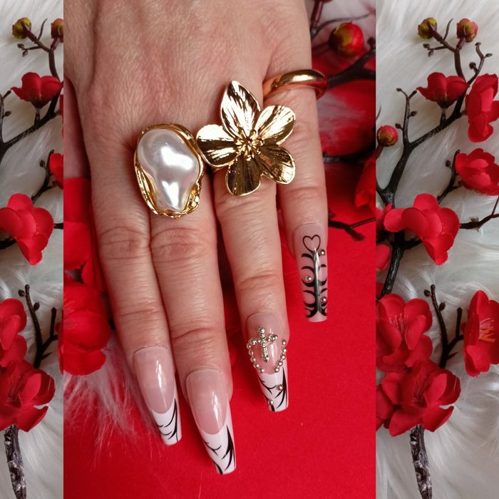 Zestaw regulowanych pierścionków damskich 3szt