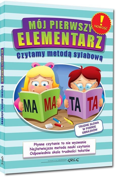 Mój Pierwszy Elementarz Czytamy Metodą Sylabową