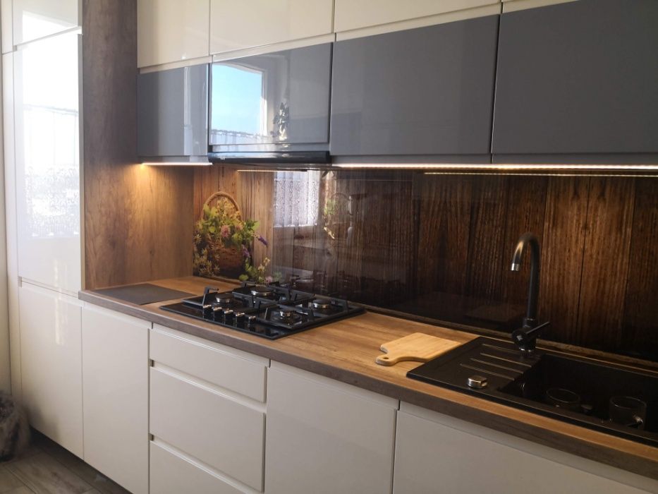 Panel szklany UV dekor do kuchni szkło panele szklane Grafika Lacobel