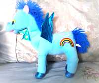 Музыкальная игрушка "Лошадь" синего цвета