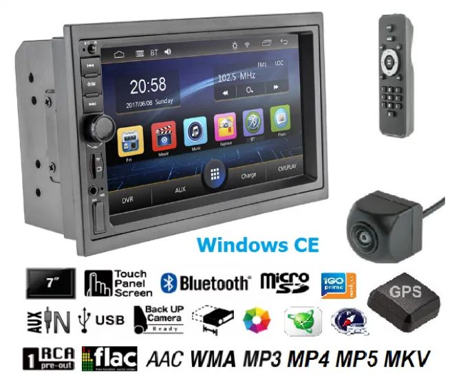 Авто Магнитола 2din DVD Sony AHR-7121BT Pioneer MMP-1861,7091GPS,7707