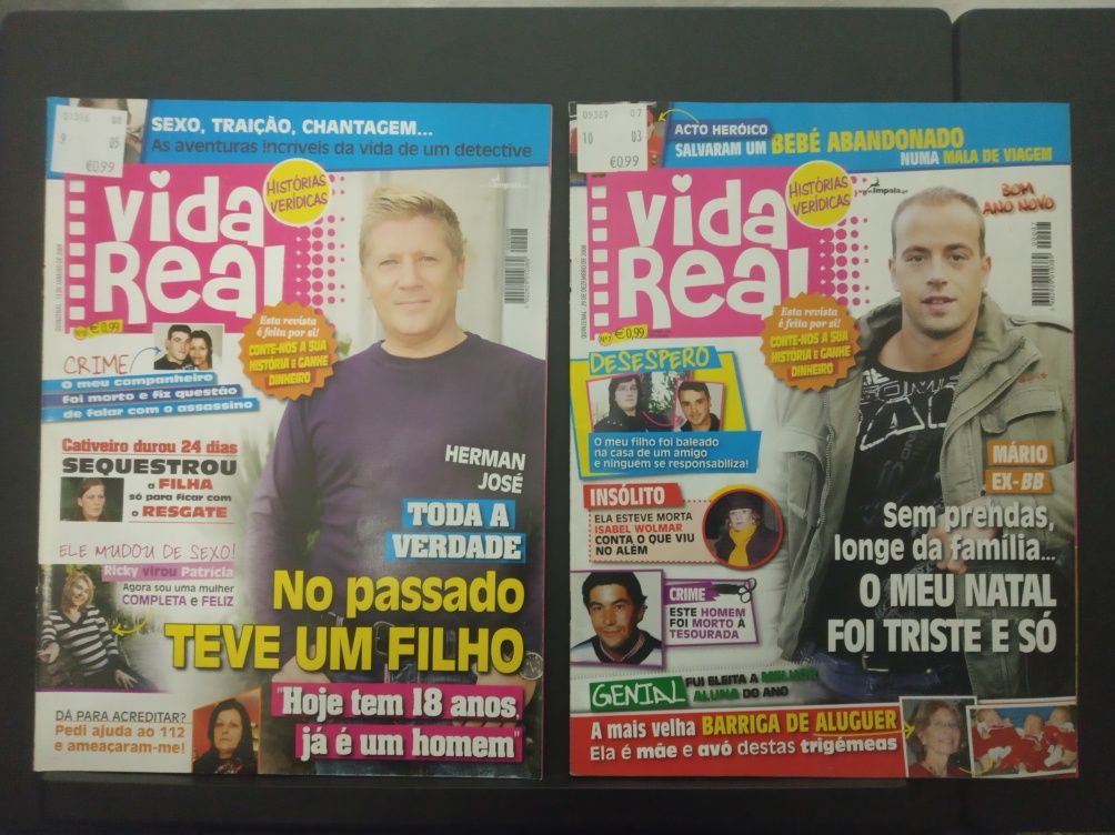 12 Revistas  VIDA REAL  (2008/09)