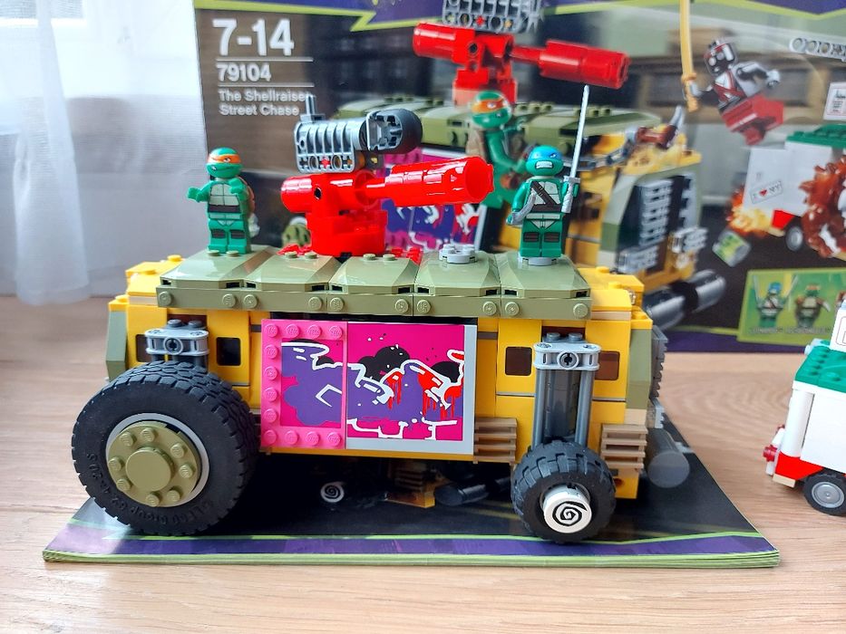 Lego Turtles Żółwie Ninja 79104 pościg uliczny