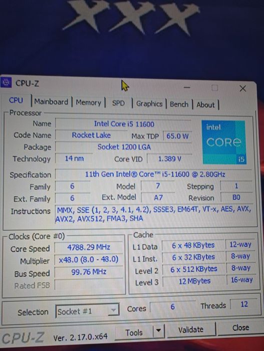 Procesor i5 11600 i płyta główna ASRock b560M pro4 ram  drr4 32gb