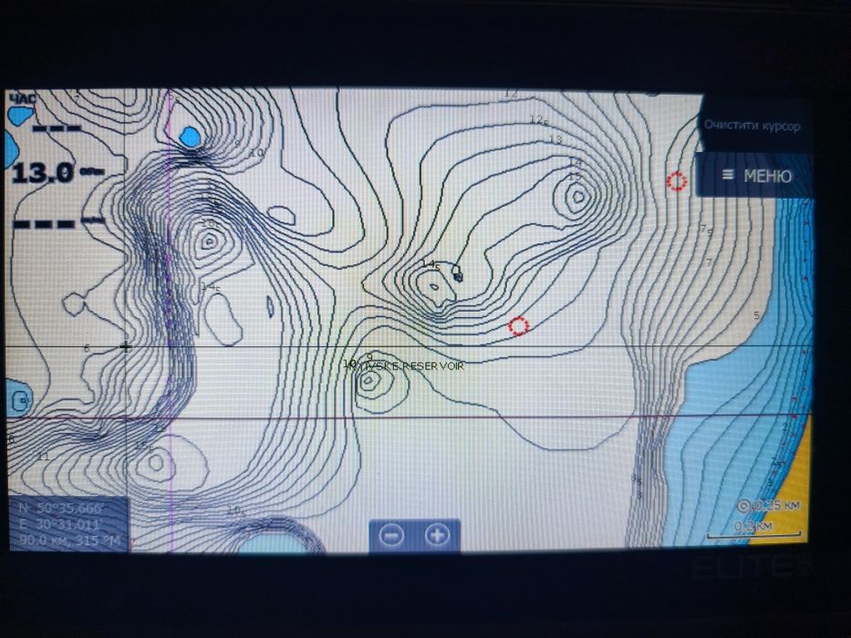 Карти для єхолота Lowrance Navionics 43XG та C-Map весь Дніпро , Десна