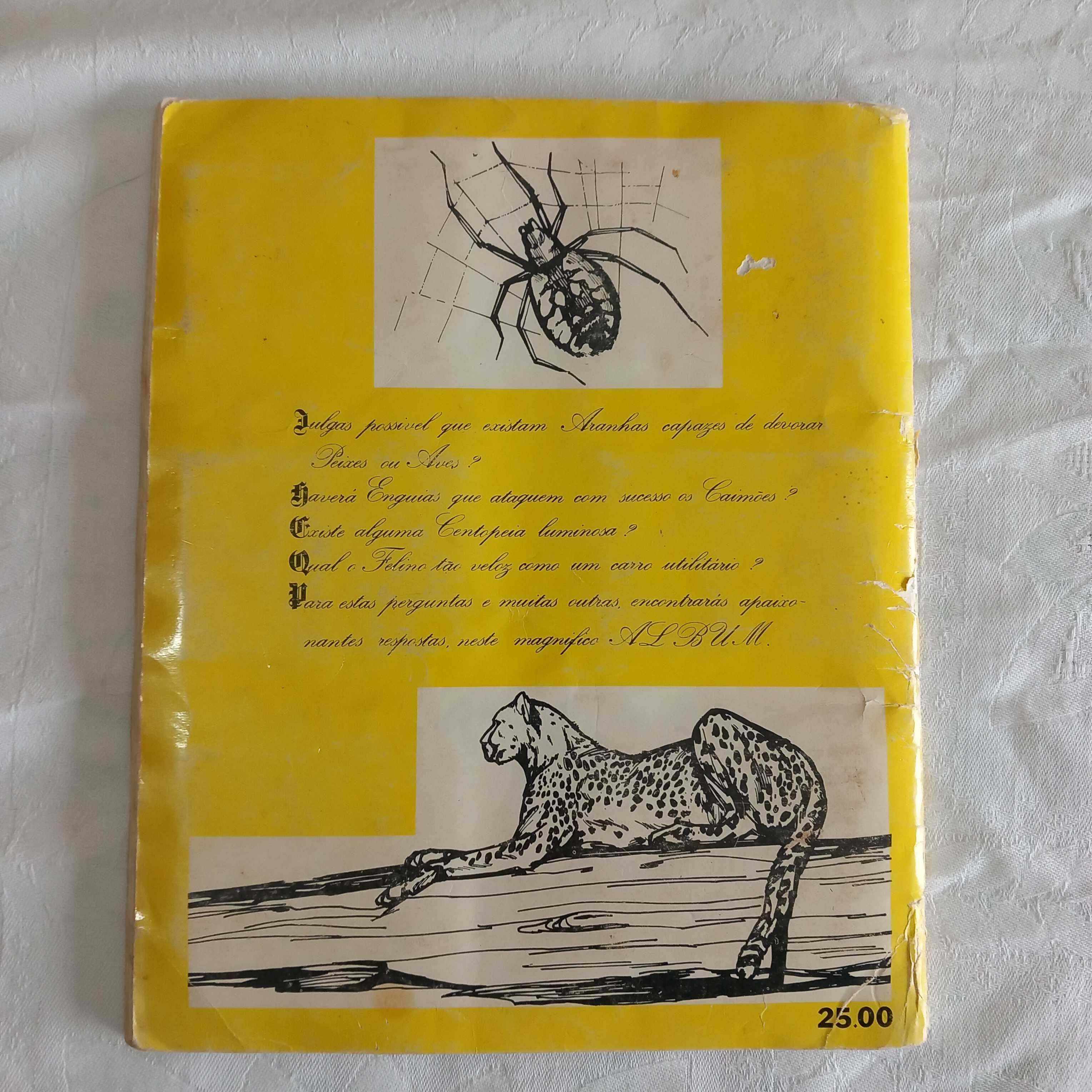 Caderneta de cromos completa Panorama Zoológico