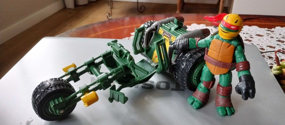 Tmnt Żółwie ninja bike trójkołowy motocykl i figurka