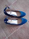 Sapatos em Camurça Azul – Lefties – Tamanho 37