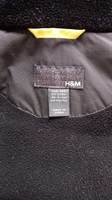 Casaco de neve para criança 3-4 anos (veste grande).