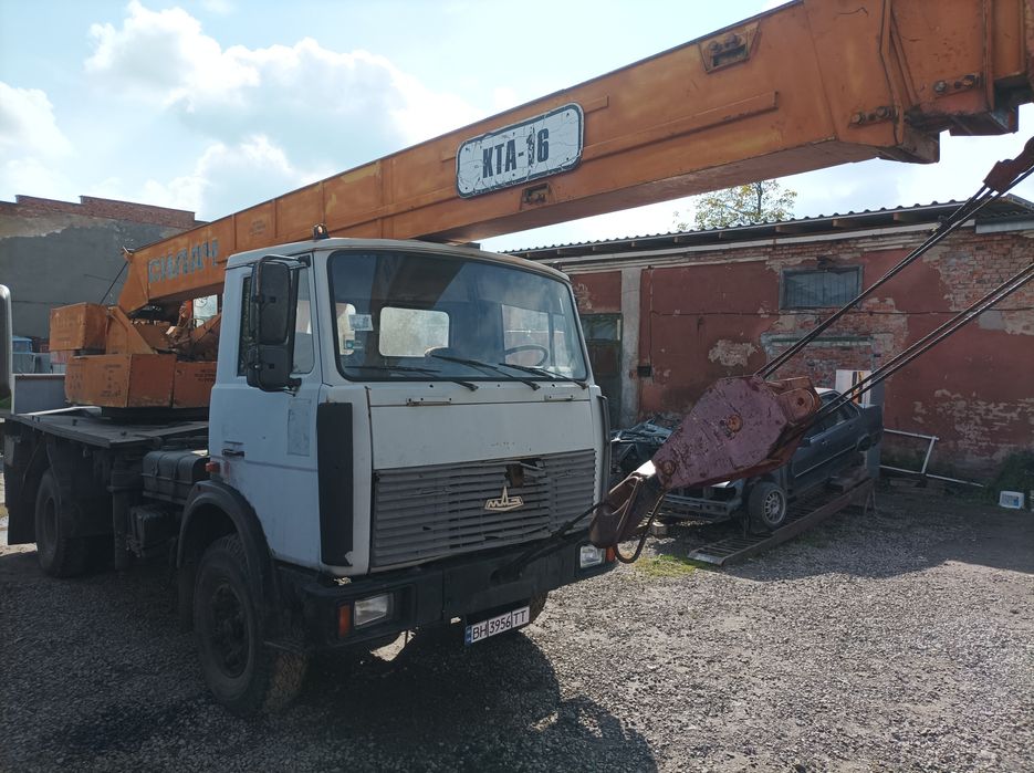 Автокран кта 16 маз 5337 02 можливий обмін