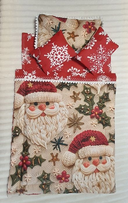 Новорічна постіль для Барбі, Бебі Борн,одяг