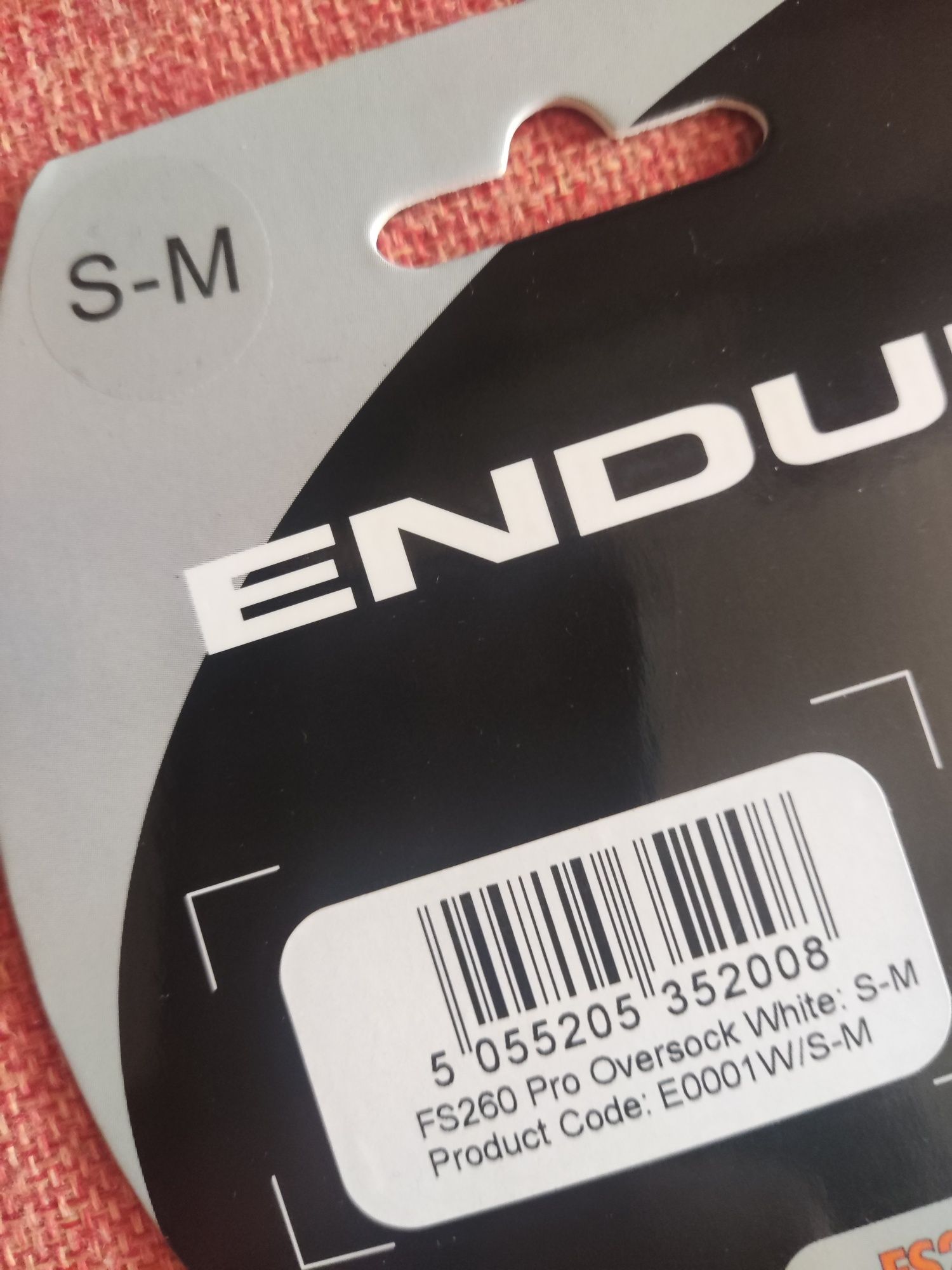 Meias bicicleta Endura FS260 Pro | Branca S-M