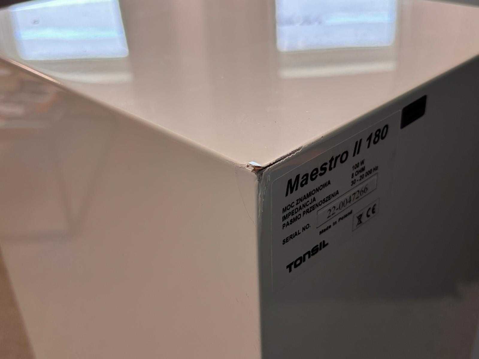 Tonsil Maestro II 180 Kolumny podłogowe biały połysk OUTLET