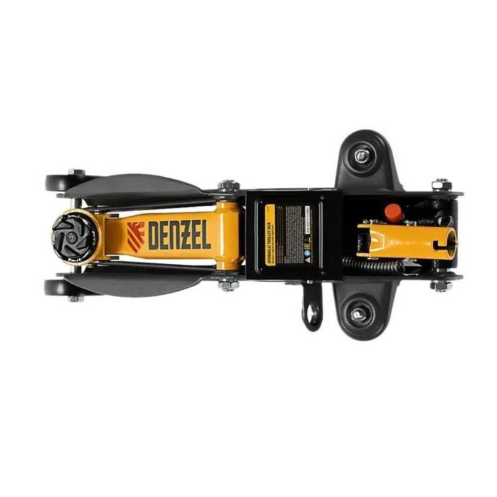 Домкрат гідравлічний підкатний з фіксатором Denzel (2 т, 135-340 мм)