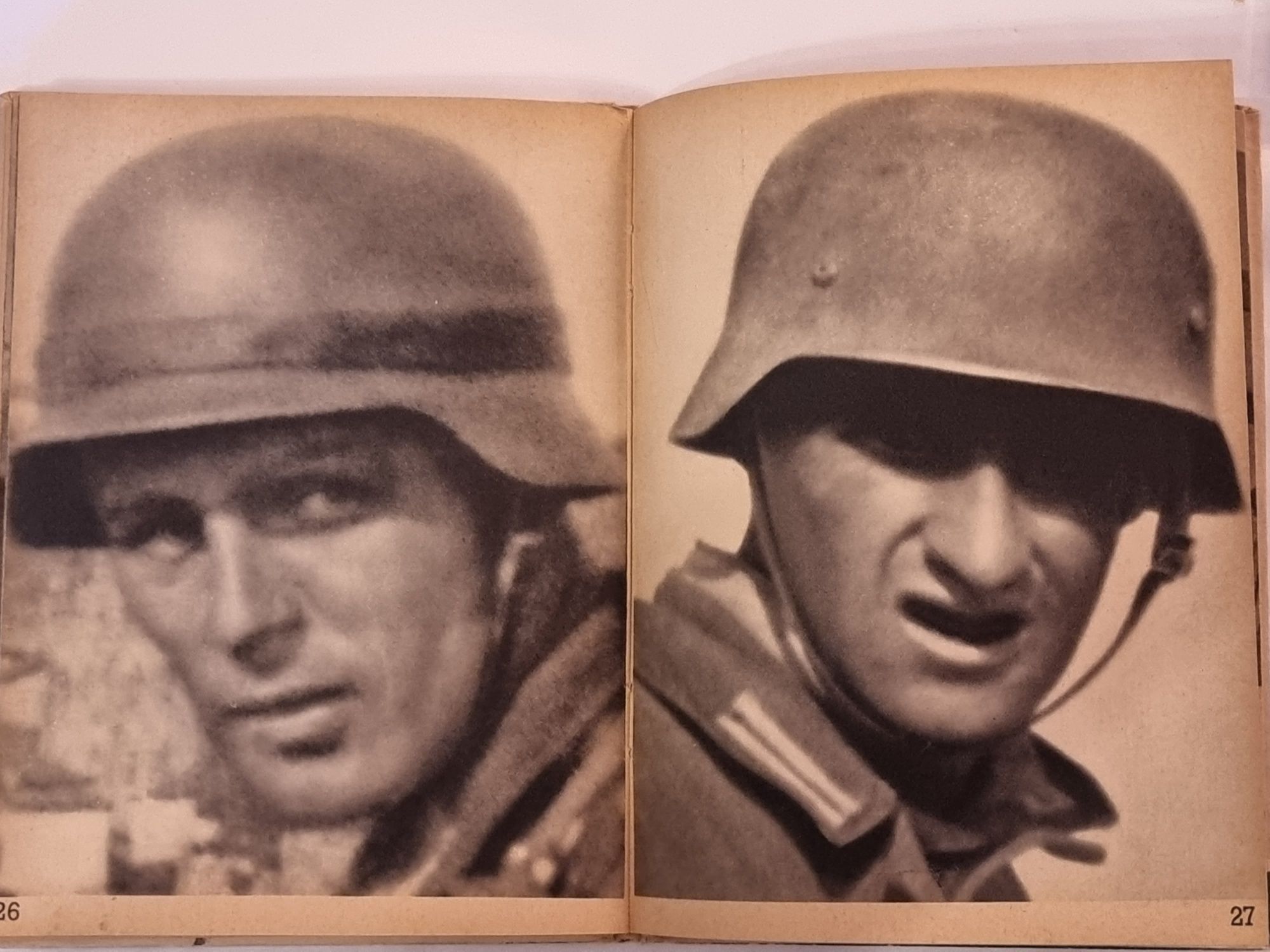 Twarz żołnierza w boju 1942 oryg. 3 Rzesza Wehrmacht
