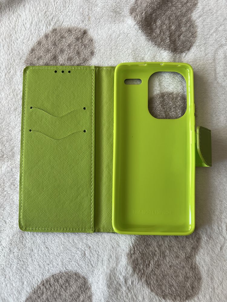 Etui zamykane do Redmi Note 13 Pro Plus 5G lime