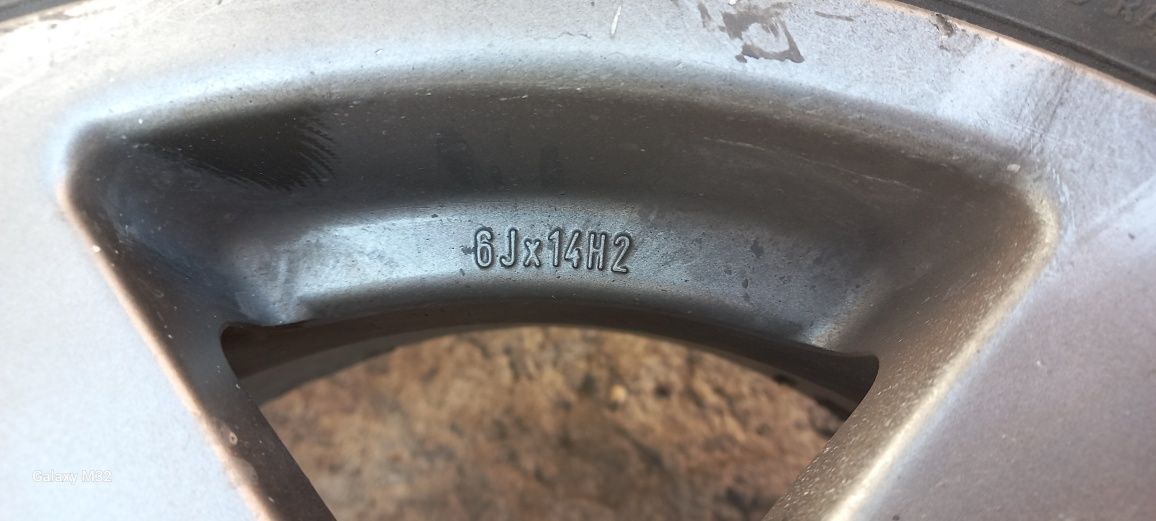 Титановые диски ATS 4×100, легкосплавные с резиной 185 65 14