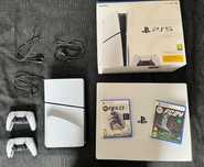 Playstation 5 Slim 1TB z napędem (2 pady, FC 24, FIFA 23)