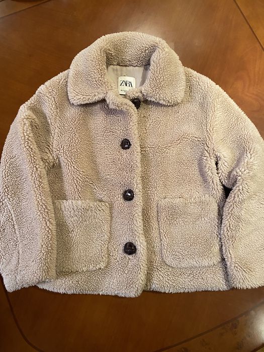 ZARA шубка тедді
