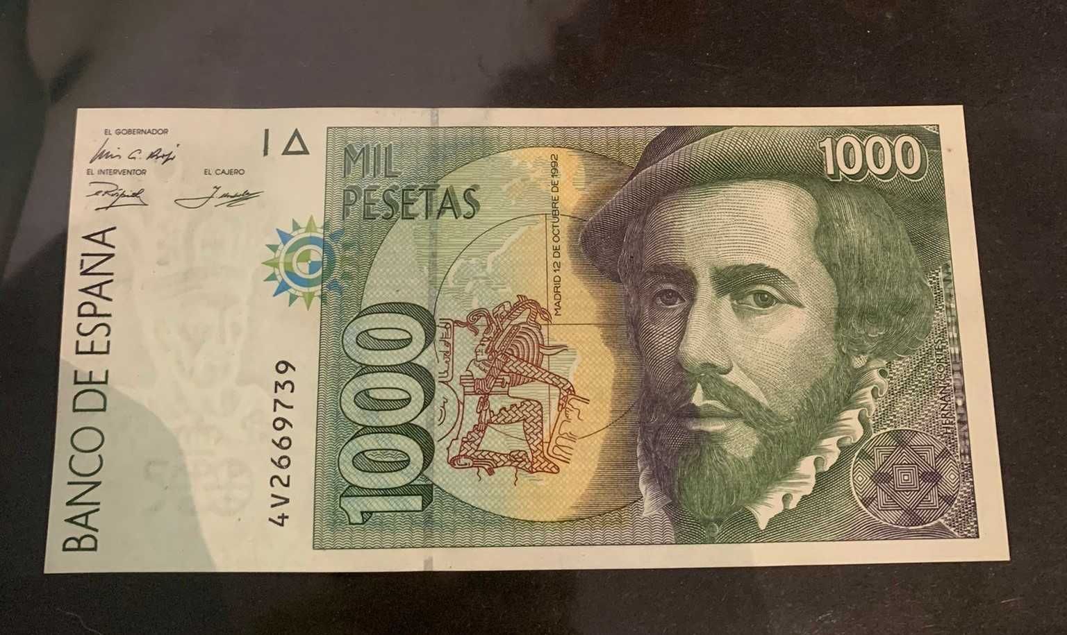 Nota 1000 Pesetas (Espanha) 1992