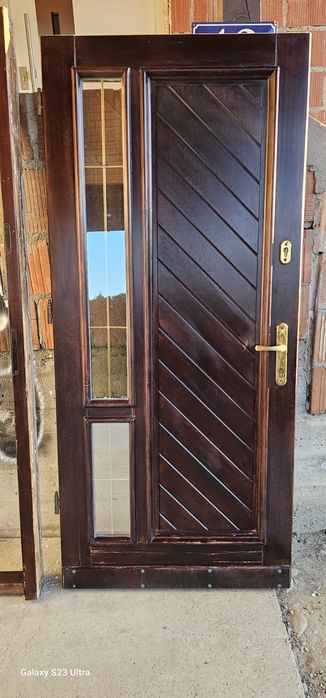 Drzwi dębowe zewnętrzne