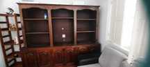 Estante de Sala ou de biblioteca em madeira maciça