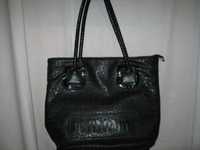 Чорна жіноча сумка кожзам екокожа б/в