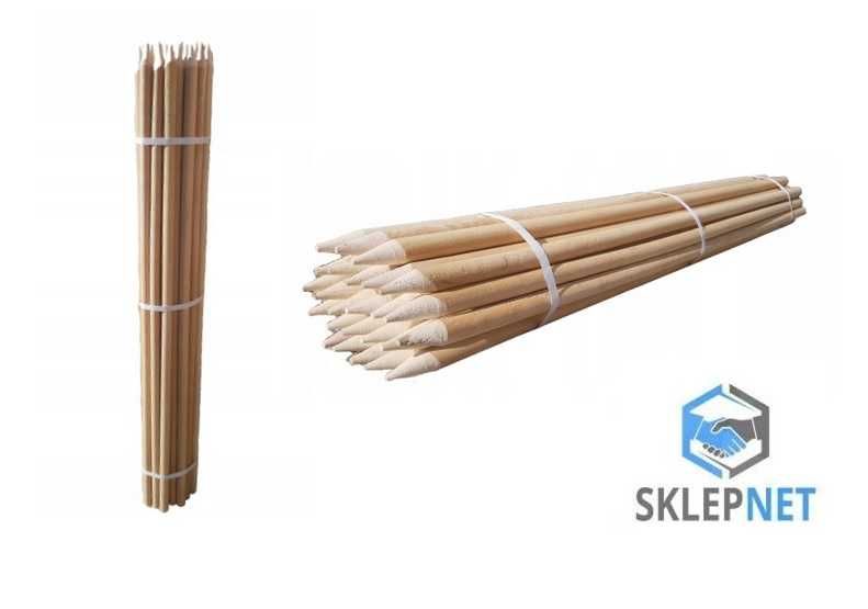 Paliki geodezyjne drewniane słupki kołki tyczki podpórki 40cm