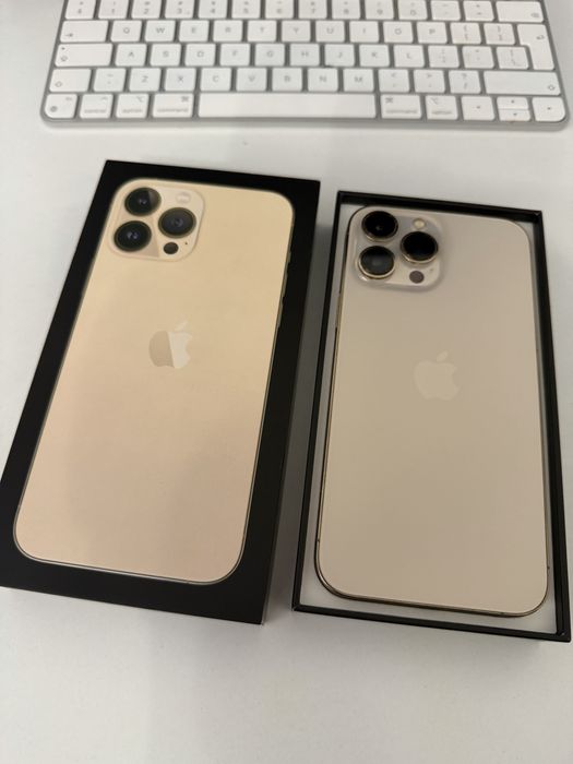 iPhone 13 Pro Max 256gb Gold Stan Idealny Bateria 100%