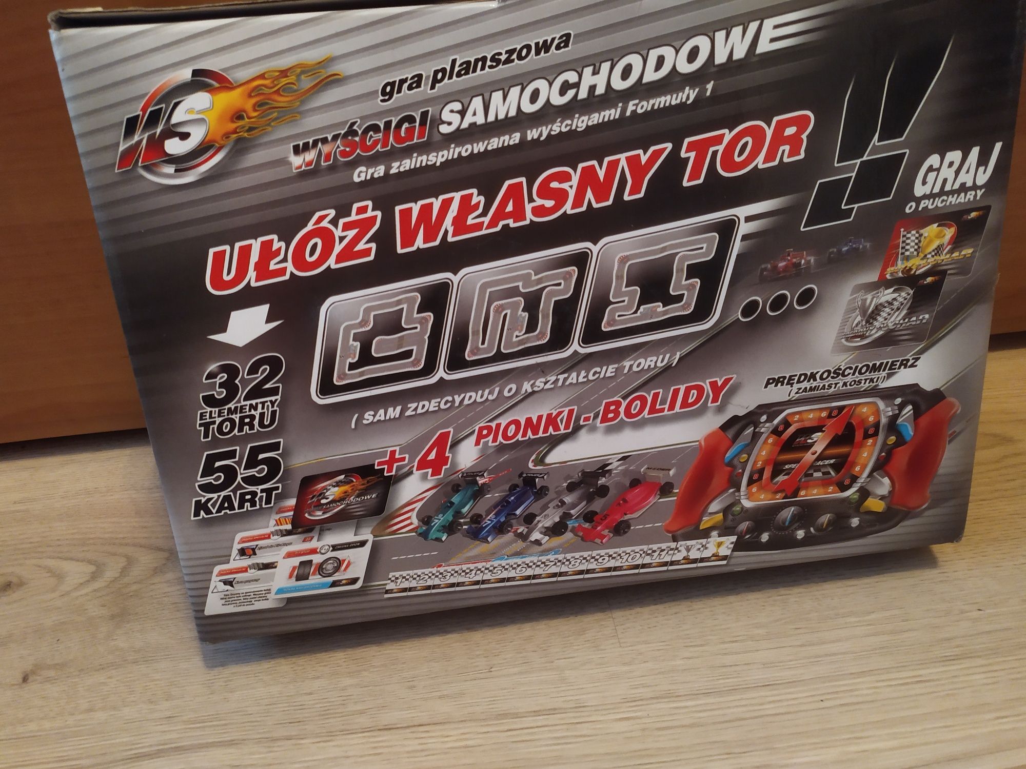 Wyścigi samochodowe gra planszowa