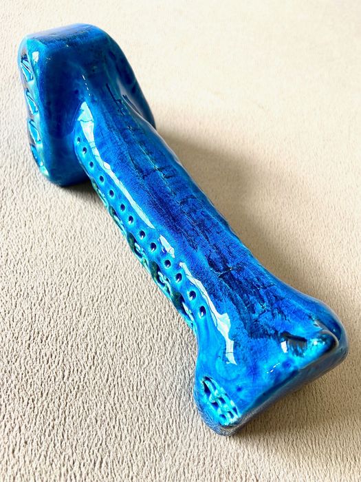 Escultura em Cerâmica Bitossi Figura de bassê (Aldo Londi)